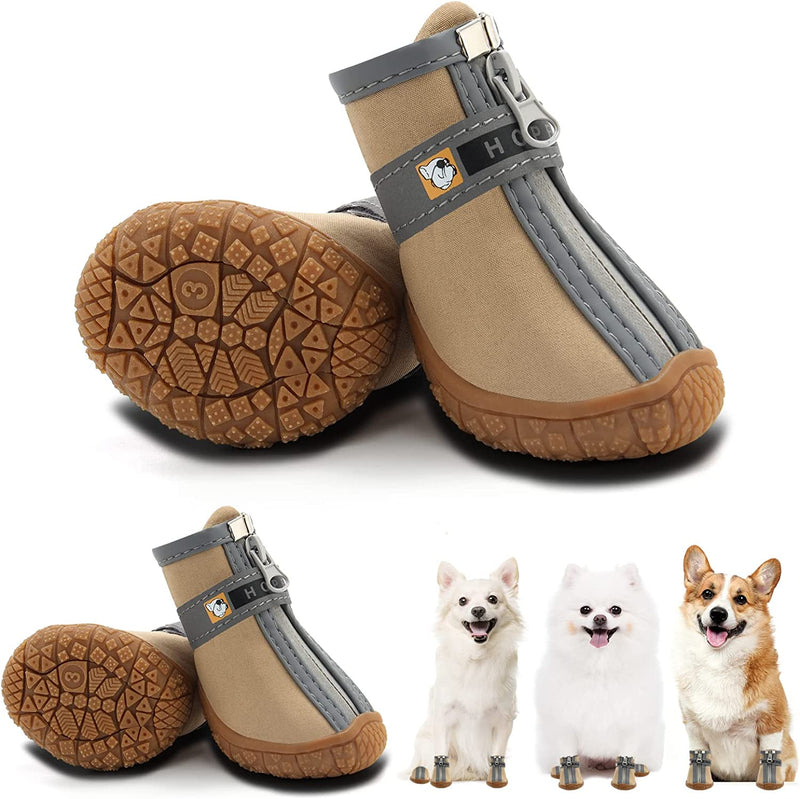 Breathable Dog Booties Paw Protector for Hot Pavement Winter Snow Hiking Booties