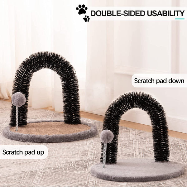 Kitten Scratching Posts with Cat Arch Self Groomer Massager